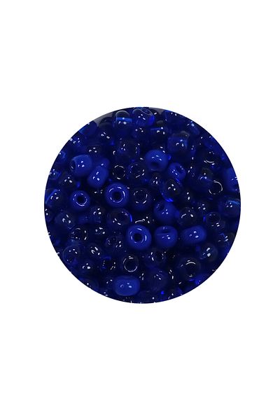 STUMBANNG Cast glass sand beads (8/0) 3 mm - 20 grams - dark blue - bnc178