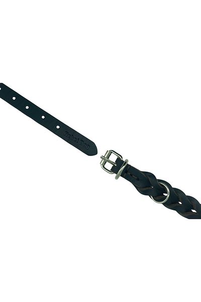 Rebel Dog Premium Genuine Leather Hand Knitted Dog Collar 2.5x55 (HOLE DIST 41-50CM)