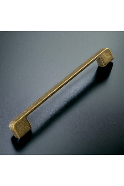 Badem10 Radus Antique Yellow Metal Handle 224 mm -22.4 cm Furniture Kitchen Drawer Cabinet Wardrobe Handles Handle Handle