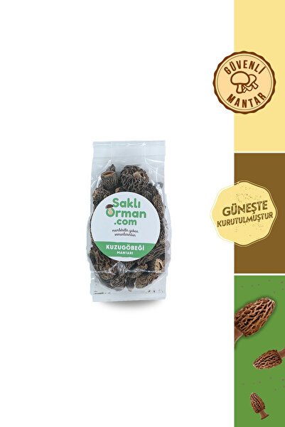 Saklı Orman Doğal Kurutulmuş Kuzugöbeği Mantarı 40 gr