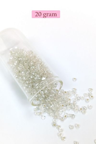 STUMBANNG Beads of Cast Glass Sand (8/0) 3 mm - 4 Colors - Total 80 Grams - Bnc420