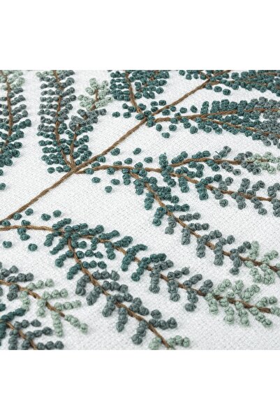 ASDİVA Мінімалістичний візерунок ручної вишивки Декоративна наволочка 43x43