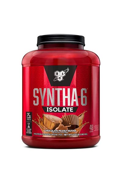 BSN Syntha 6 Isolate, Chocolate Peanut Butter, 4 LB
