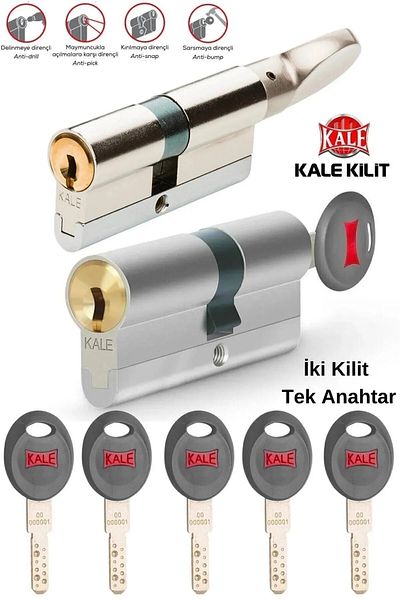 Kale Kilit Castle 264 Cec Tube Encrypted High Security Cylinder Set of 2