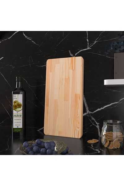 Asra Trend Natural Presentation Serving Meat Cutting Board