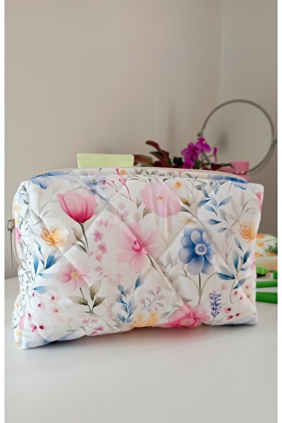 Mufincollection Органайзер за грим с флорален мотив