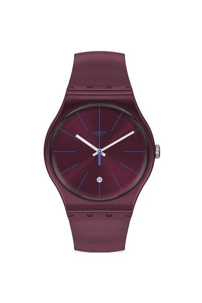 Swatch Burgundzing Unisex Wristwatch Suor402