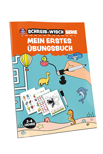 Çocuk Akademi Almanca Yaz Sil Serisi İlk Dikkat Etkinliklerim