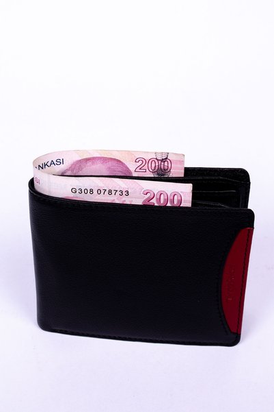 CENGİZ PAKEL Cengiz Pakel Genuine Leather Double Denim Belt - Wallet Set