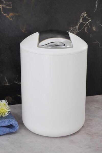 Saban White, Trash Can 2 Liters - Brazilian Model