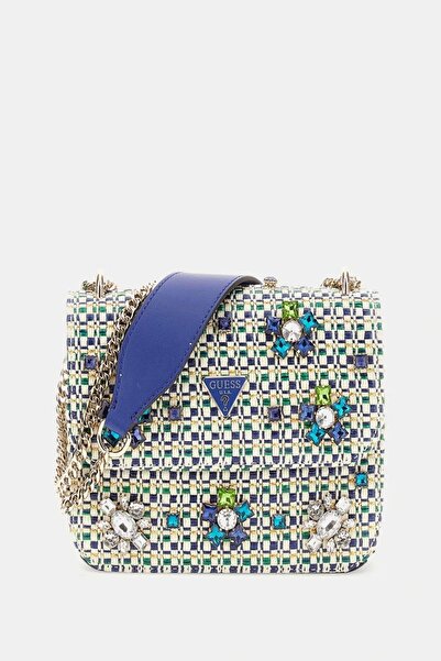 Guess Beauvoır Convertıbl Xbody Flap Kadın Mavi Mini Çanta HWWE9528210-SPM