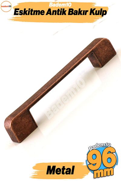 Badem10 Mâner metalic Radus antic din cupru 96 mm -9,6 cm Mobilier Bucătărie Sertar Dulap Dulap Mânere Mâner