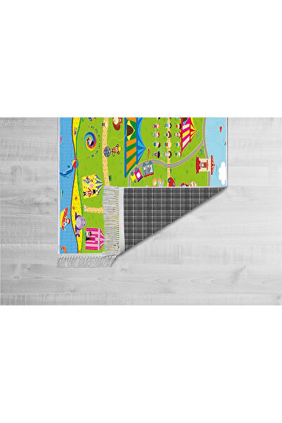 Homelux Children'S Rug Non-Slip, Rectangular, 120X180, Circus, Multicolor, Polyester