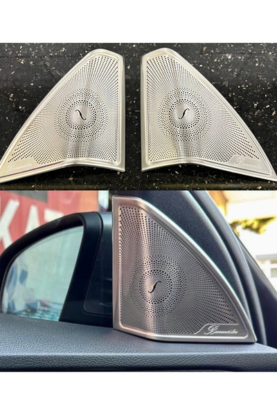 kaytaz MERCEDES W205 BURMESTER KAPAK TWEETER MAT TAM ÇERÇEVE