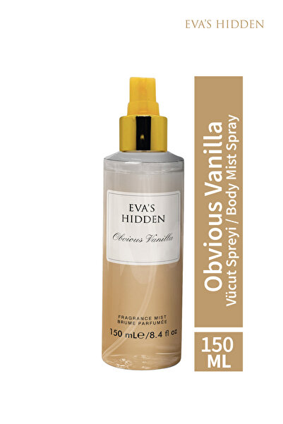 EVAS HIDDEN Body Mist Obvious Vanilla Vücut Saç Spreyi 150 ml
