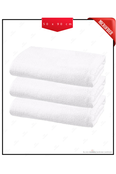 MOSTAS 3 Pcs 50 X 90 cm Microfiber Hairdressing Towel, Barber Towel, Sports Towel, Fitness Towel