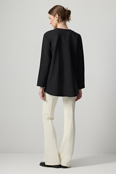 Touché Privé Asymetric Cut Crepe Tunic