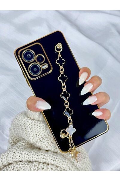 Vip Case Redmi Note 12 Pro 5g (Overseas) Dirt-Resistant Glossy Camera Protection Silicone Handset with Hand Grip