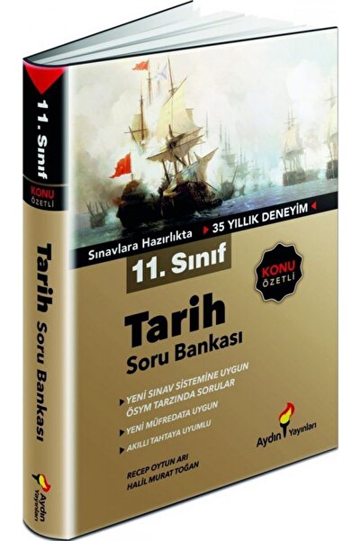 Aydın Yayınları 11. Sınıf Tarih Konu Özetli Soru Bankası