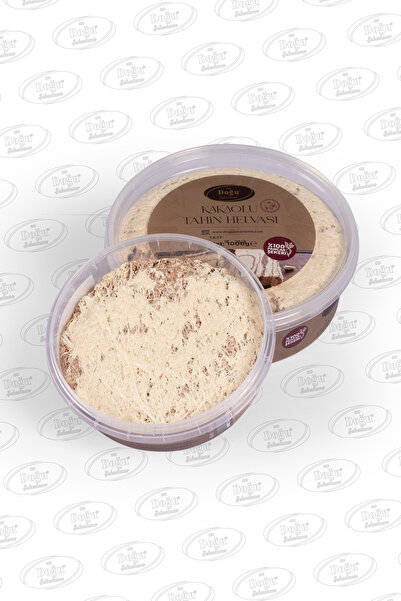 Doğu Şekerleme Kakaolu Tahin Helvası 1000gr (%100 Katkısız)