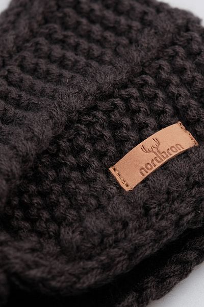 Nordbron Anthracite Soft Headband - Daily Use, Logo Detailed, Flexible Clasp Kalista