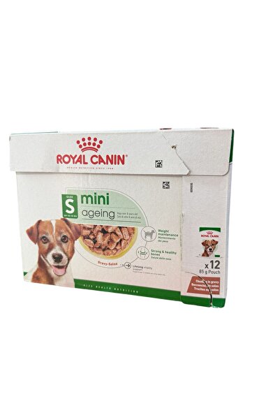 Royal Canin mini ageing gravy-salsa soslu 8 yaş üzeri yaşlı köpek konserve ma...