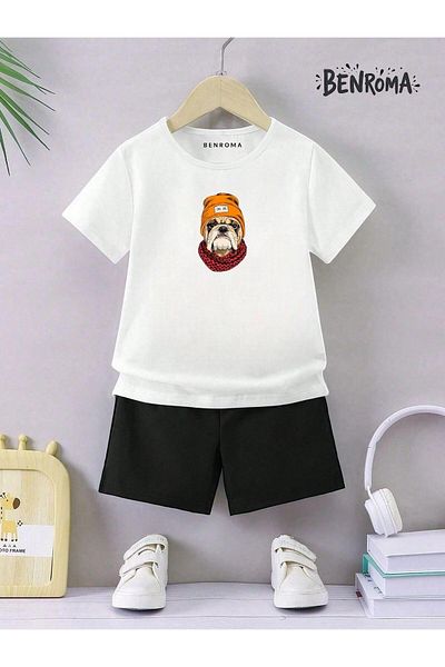BENROMA Unisex Παιδικό Σετ Σορτς - Character Printed