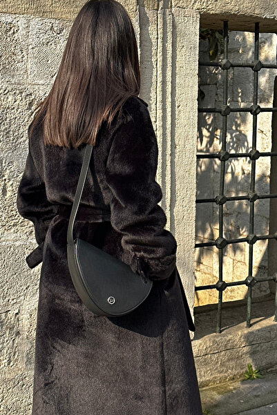 Mollycrush Siyah Çanta | Yandan Askılı Günlük El, Kol ve Omuz Çantası