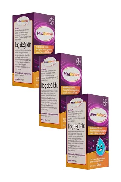 Bayer Mirabalance Probiotic Drops 5 ml X 3 Pieces