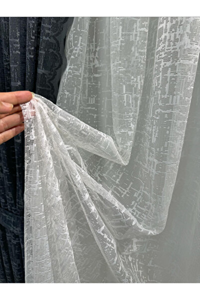 beatiful Κουρτίνα από τούλι Slub και Jacquard - Δεν θέλει να σιδέρω, χωρίς βρωμιά, πλισέ 1/3 Sik