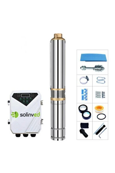 SOLİNVED DC Pompa 4 İnç 72 Volt 1100 Watt 6,5 Ton HMAX: 86 mt Outlet: 1,25