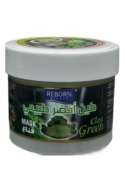 REBORN قناع الطين الأخضر الطبيعي 500 مل