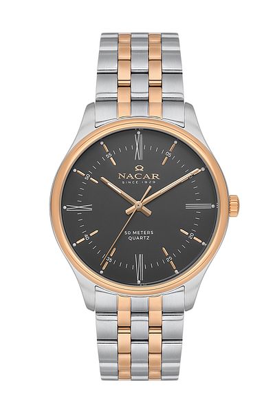 Nacar Silver - Rose Men-Women's Wristwatch Nc35-592025-Ebm