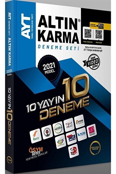 Altın Karma Yayınları Tyt 10 Farklı Yayın 10 Deneme Ayt 10 Farklı Yayın