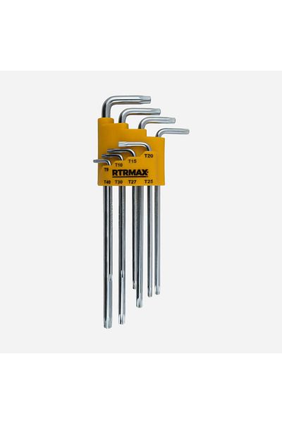 Rtrmax Rh03854 - Set of 8 Long Torx Allen Key
