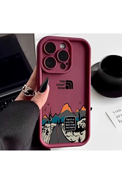 m.tk moveteck Case for Xiaomi Redmi Note 14 Soft Thick Edges Mountai Mountain Bird Pattern 3D Camera Protect Cover