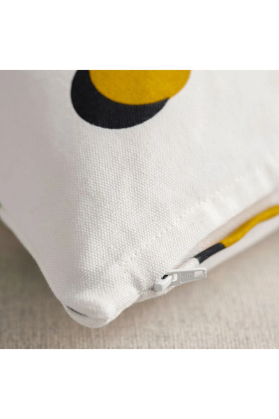 IKEA Rundkrassing White 50X50 cm Throw Pillow Cover