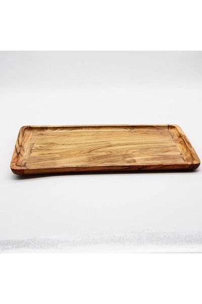 Wood Provence Large Tray - Walnut Wood