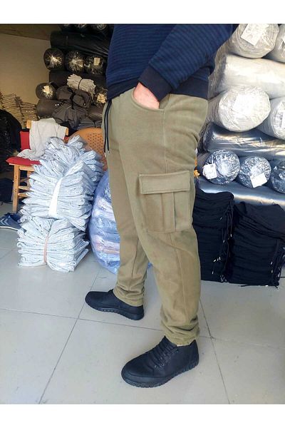 SURMARİ Ανδρικό φούτερ Cargo Pocket Regular Fit Winter Fleece