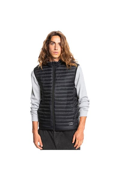 Quiksilver Eqyjk03754 Scaly Sleeveless Siyah Erkek Ceket & Yelek