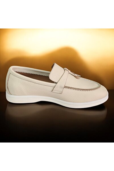 LOPY Hakiki Deri Maskülen Kadın Loafer
