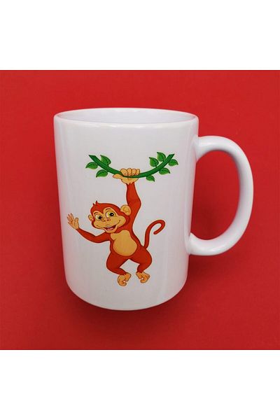Easy Tedarik Cute Monkey Printed Mug
