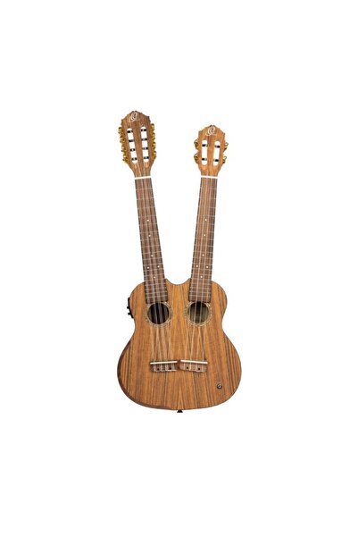 Ortega Hydra Double Neck 4 Ve 8 Telli Tenor Ukulele (SATİN FİNİSH)