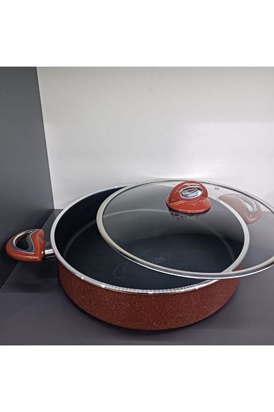 MORMAVİ 30cm Granite Crown Titan Basic Cookware - Carniyarik, Rice and Fountain Set