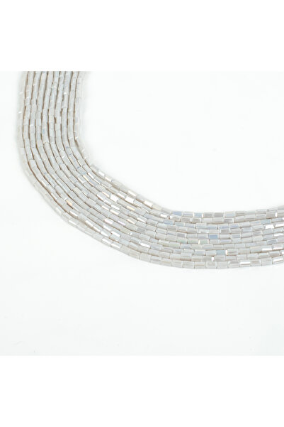 yfhobi 1 Dizi (90-95 Adet) - 2x4 mm Baget Kristal Cam Boncuk Dizisi Mat Janja...