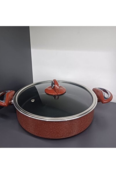 MORMAVİ 28cm Granite Crown Titan Basic Cookware - Carniyarik, Rice and Fountain Set