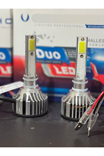 derin car design H1 Xenon Duo Serisi Beyaz Ultra Güçlü  12-24 Volt Sis-Far Am...