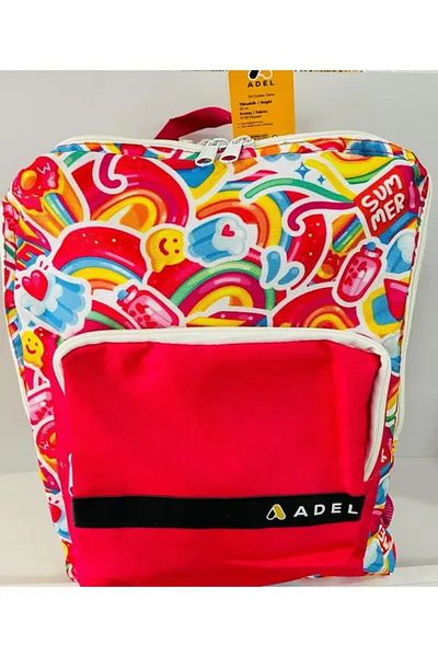 BOOK AND MORE Patterned Unisex School Bag