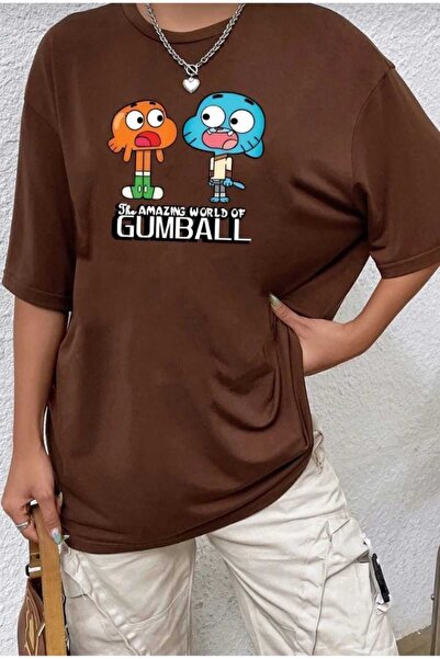 KOZİA OUTDOORS Μπλουζάκι unisex με στάμπα χαρακτήρων κινουμένων σχεδίων, over...