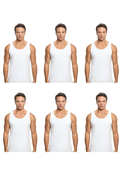 Muks Ανδρικό εσώρουχο MUK'S 6 ΣΥΣΚΕΥΑΣΙΑ 100% βαμβάκι Λευκό-Μαύρο-Γκρι